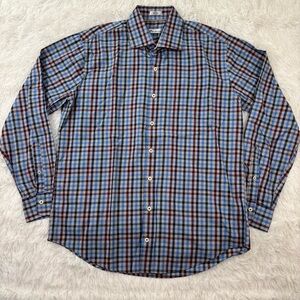 Peter Millar 100% Cotton Button Down Shirt Size‎  Large